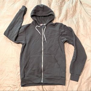 NWOT Original American Apparel Flex Fleece Zip Hoodie